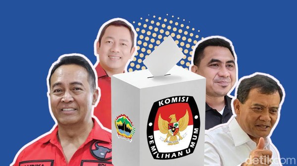 Survei LSI Denny JA: Ahmad Luthfi-Taj Yasin 46,8%, Andika-Hendi 28,2%