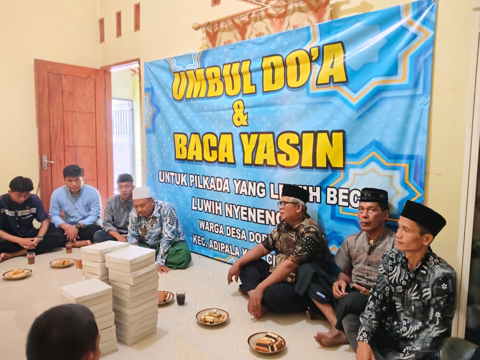 Gelar Umbul Doa dan Baca Surat Yasin, Masyarakat Harapkan Calon Ini Menang