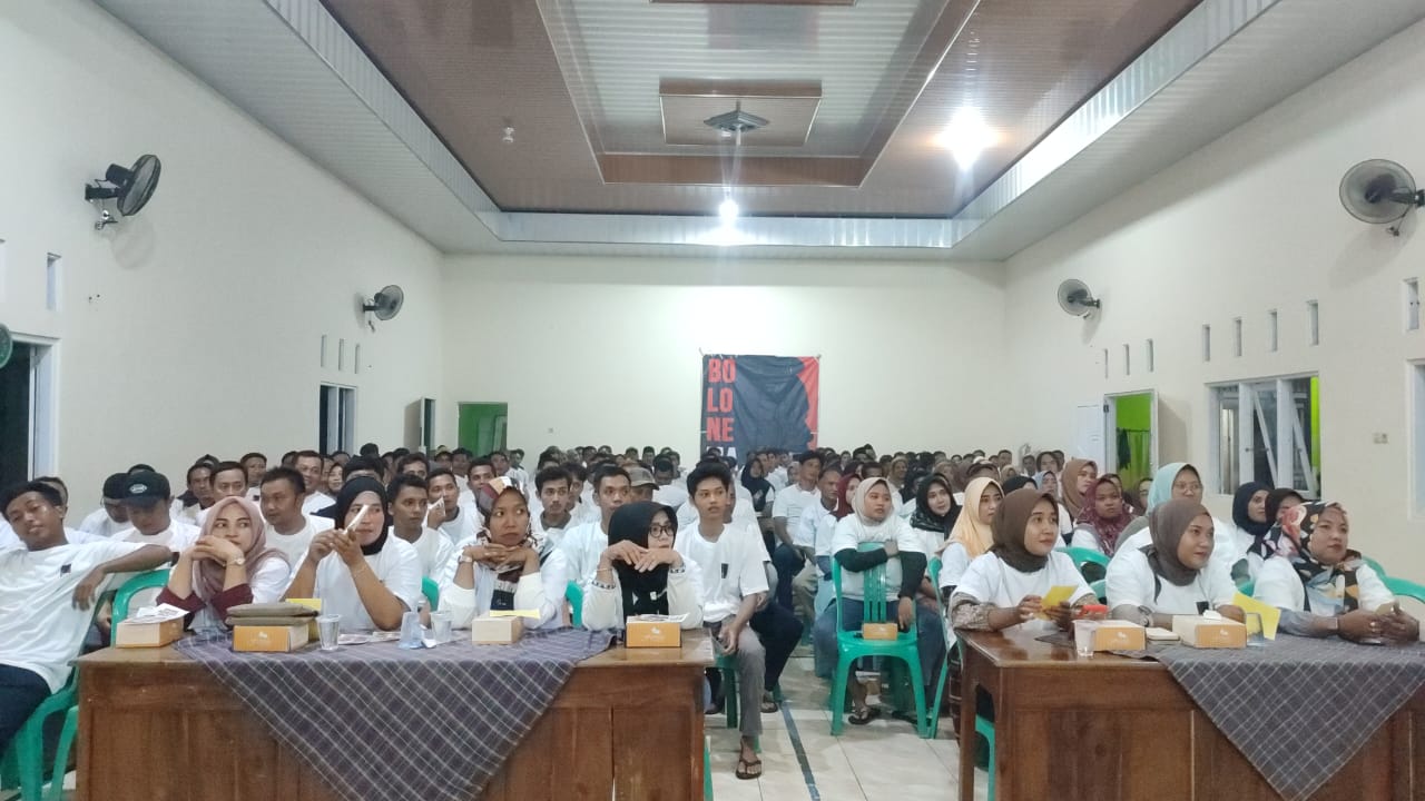 Ratusan Relawan Bolone Mase Kecamatan Kembang Jepara Siap Merebut Basis Merah