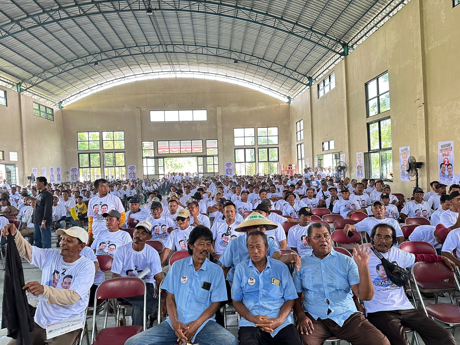 Ribuan Petani di Kudus Deklarasikan Dukungan Prabowo-Gibran
