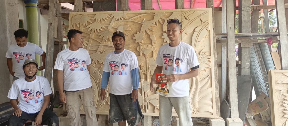 Dukungan Prabowo-Gibran di Kudus Semakin Tak Terbendung, Kali Ini Datang Dari Pekerja Seni