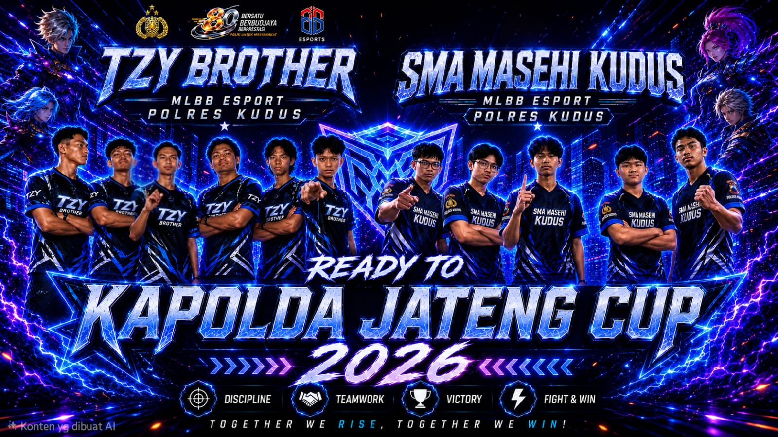 SMA Masehi Kudus dan TZY Brother Bidik Prestasi di Kapolda Jateng Cup