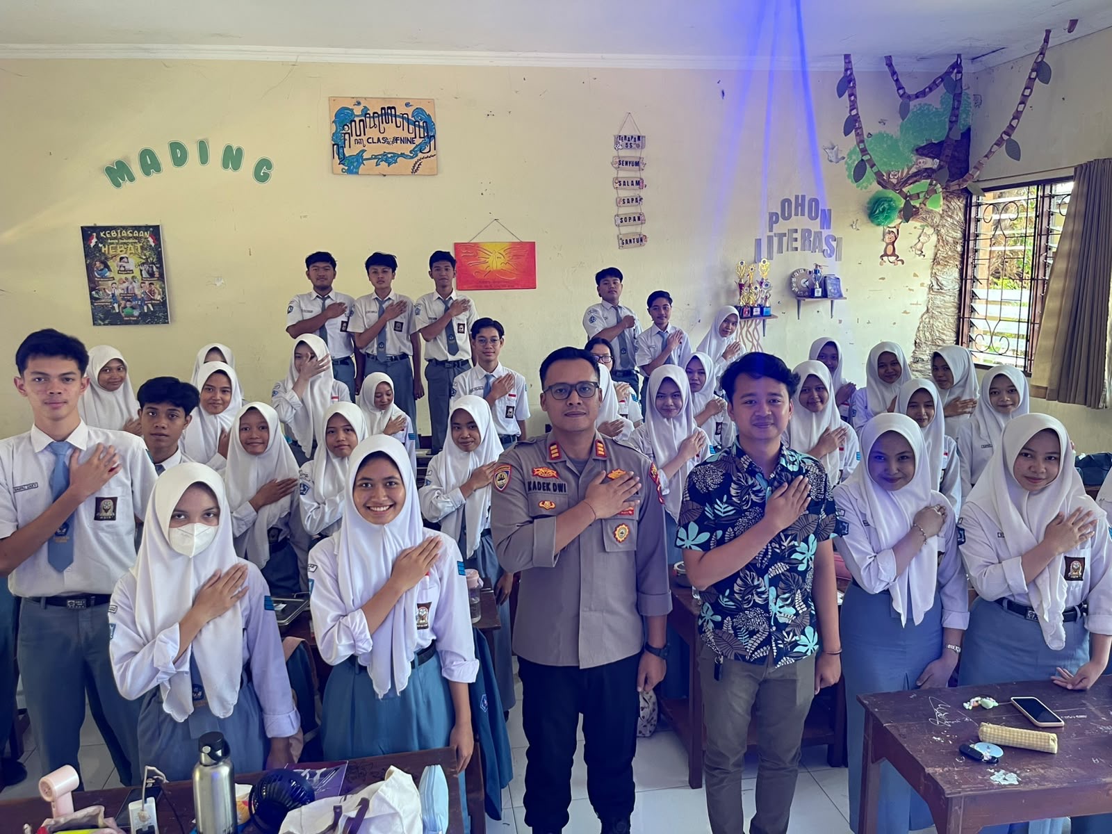 Polres Kudus Gandeng SMA Negeri 1 Bae Tingkatkan Pemahaman AI di Kalangan Pelajar